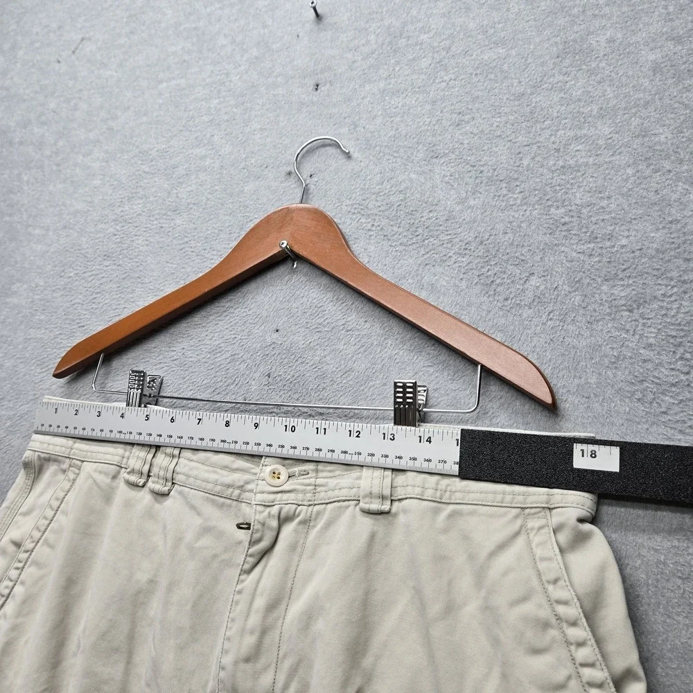 VINTAGE Polo Ralph Lauren Men Shorts 36 Beige Cargo Twill Utility